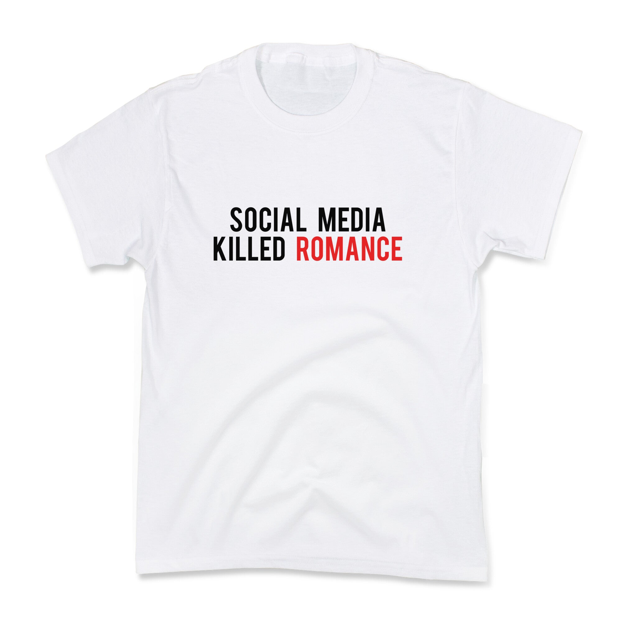 Social Media Killed Romance Kids Tee